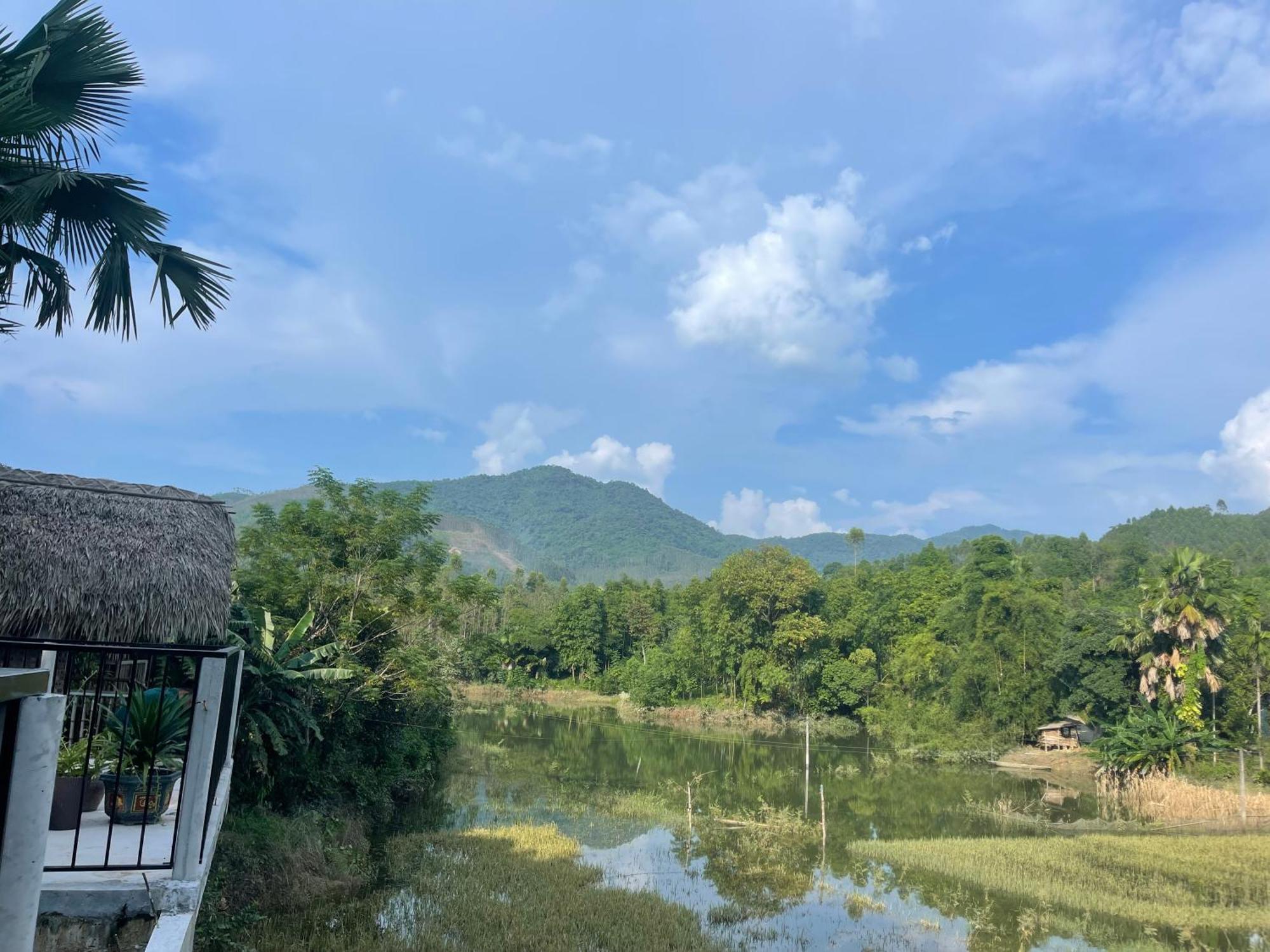 Vu Linh Palm House Homestay - Bungalow Yen Bai Kültér fotó