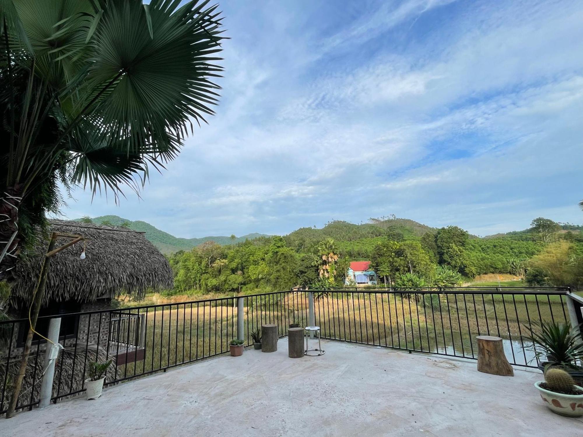 Vu Linh Palm House Homestay - Bungalow Yen Bai Kültér fotó
