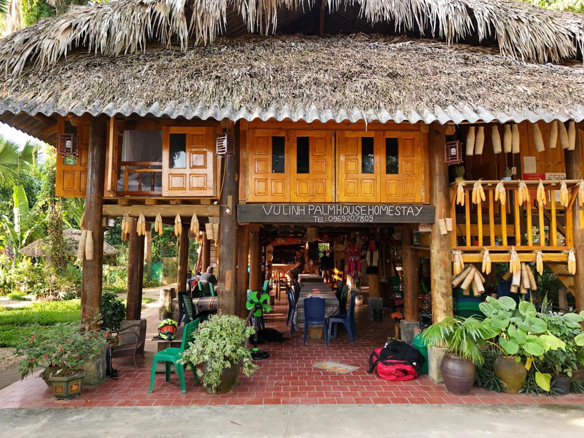 Vu Linh Palm House Homestay - Bungalow Yen Bai Kültér fotó