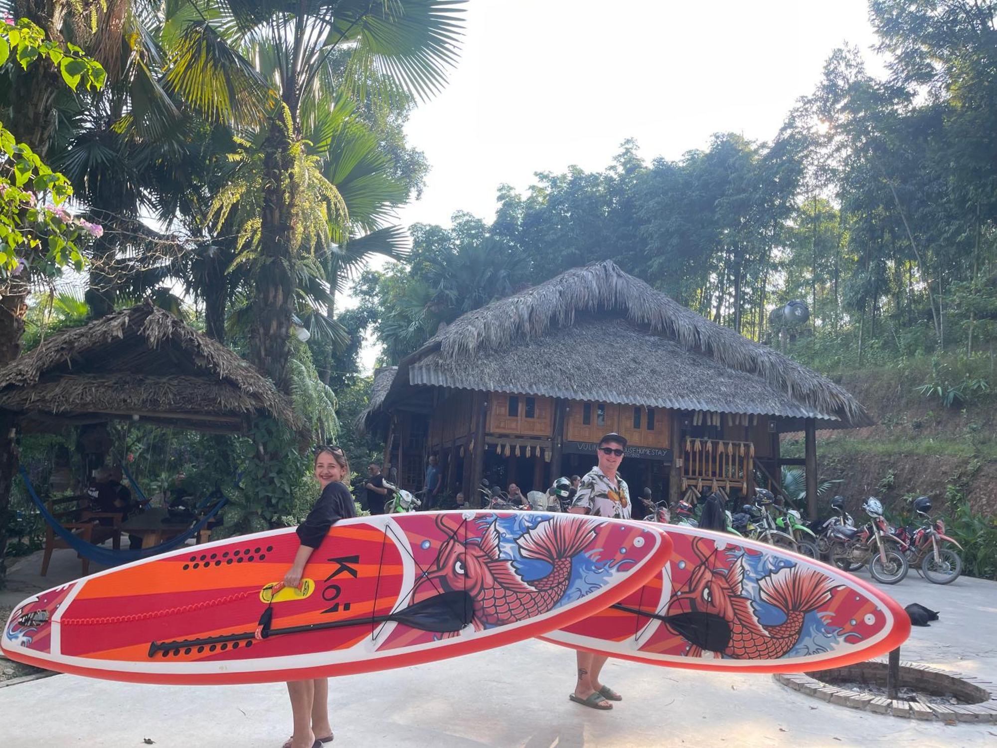 Vu Linh Palm House Homestay - Bungalow Yen Bai Kültér fotó